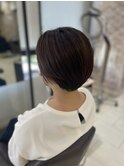 大人刈り上げボブ