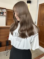 リヴ ウメダ(LIV umeda)&nbsp;ミルクティーベージュ/ブリーチ/ダブルカラー【梅田】