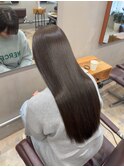 艶髪のベース作りは縮毛矯正