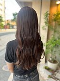 韓国風ナチュラルロングウェーブ