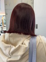 ロンドルピナス 小倉(Lond Lupinus) ミディアムヘア暗めカラー/デザインカラー/フェイスフレーミング