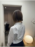 切りっぱなしボブ