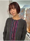 ショートボブ 顔周りレイヤー ボブスタイル ボブレイヤー