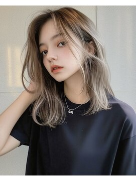 hum 立川【ハム】髪質改善・酸性ストレート・縮毛矯正 ココアベージュ/オリーブグレー/小顔/黒髪[立川/髪質改善]