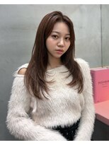 ロンドポレール 北千住(Lond polaire)&nbsp;ミディアムレイヤーカット/レイヤー/顔周り/韓国/髪質改善/