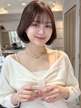 シルクレイ 新宿店(Silk-lei) ☆愛されミディアムボブ 大人可愛い◎ ブラウンカラー 新宿