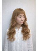 前髪短めロング