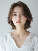 アンサ 小倉店(ANSA)&nbsp;【小顔×透明感】韓国風ナチュラル外ハネボブ