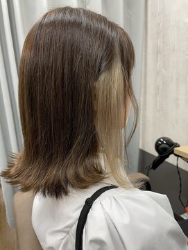 テーラヘアー 高座渋谷店(TELA HAIR) イヤリングカラー×王道ベージュ