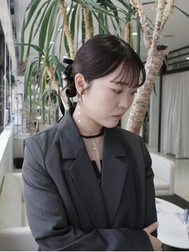 プランタン フォー ヘアー(printemps FOR HAIR) ＿お呼ばれヘア__タイトアレンジ__カチモリヘア__