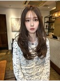 【HONEY久保田】ロングレイヤー×ダークグレージュ