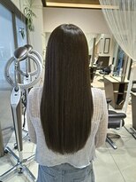 ミック ヘアアンドメイクアップ 高田店(miq Hair&Make up)&nbsp;ショコラグレージュ/イルミナカラー/艶髪/透明感カラー/ロング