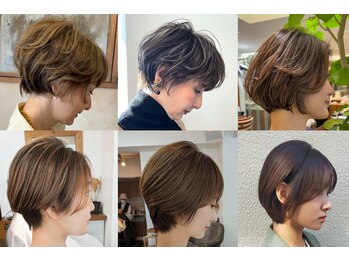 ヘアスタジオルース(HAIR STUDIO LUZ)の写真/骨格と髪質に沿った、お家でも再現性のあるショートカットが得意！【脱白髪染め/ボブ/ショートボブ】