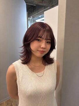 カノエ(canoe) くびれ巻き×ボルドーカラー