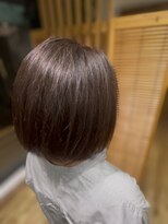 ムニ ミズホ ヘアー(muni Mizuho)&nbsp;大人ボブ×白髪ぼかしグレージュ