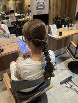 ソルビア ヘアセット(solvia)&nbsp;大人かわいい編みおろしヘア