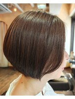 エルアール コウベ(LR KOBE)&nbsp;超高濃度水素ケアカラー大人丸みボブ　【40代50代60代】/三宮