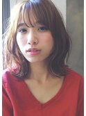 [ethica_南船場]ノームコアな外ハネカールロブ×うぶバング　