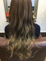 ヘアデザインアティレ(hair design attirer)&nbsp;輝きで魅せる質感グラデ