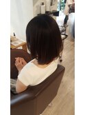 毛先がはねないボブ☆　担当　村田