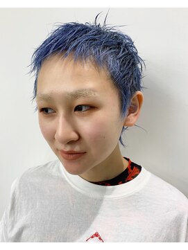 レコ 渋谷(LECO) ザクザクショート＋スカイブルー