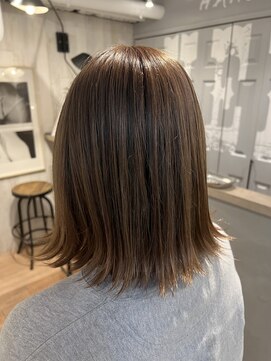ヘアーワークス ヘルム 渋谷店(HAIR WORKS HELM) ベージュブラウン