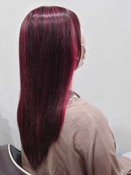 アフレッシュヘアー(afresh hair) ピンクハイライト&フェイスフレーミング
