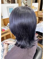ヘアメイクエイト 丸山店(hair make No.8) << 担当: 黒木 彩加  >>  ラベンダーブルー