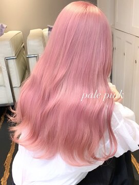 ベレーザ 渋谷(BELEZA) ba1790透明感赤髪モーブベビーピンク外巻きパーマセシルカット