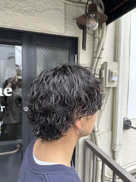 ビカムメンズヘアー 栄店(become men's hair) 波巻きスパイラルパーマウルフ名古屋栄矢場町メンズヘアカット