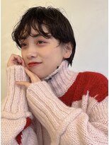 メモリーズ 銀座(Memories)&nbsp;前髪パーマと耳掛けマッシュショート