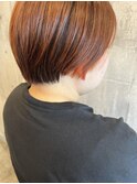 ショートヘア×インナーカラー