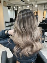 ラフ 難波店(LAFF)&nbsp;#黒髪#ボブルフ#ネビージュ#小顔#ワンレン