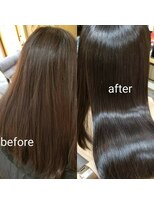 アリシアヘアー(ARISHIA hair)&nbsp;髪質改善 伸ばしかけ セミディ 【アリシアヘアー 那珂】