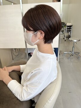 アドラーブル 長岡リバーサイド千秋店(adorable) 大人ショート☆丸みショートボブ☆クビレ