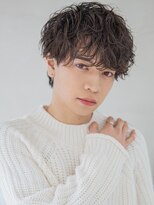 シティ(CITY) 【メンズstyle】ベリーショートニュアンスパーマグレーベージュ