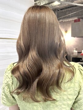 エルバイラビス 大宮(elu by lovis) 《Ami》ミルクティーベージュ/ブリーチカラー/韓国/大宮