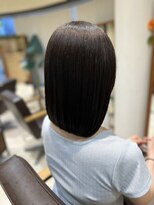 美容室 パルス 静岡鷹匠店(PALS) 切りっぱなし ボブ 韓国風 アッシュブラウン