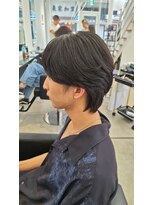 ピースバイラフトーキョウ(V by RAF Tokyo) 韓国風センターパート/毛流れ/オイル仕上げ