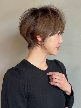 キャパ(CAPA) ショートヘアショートボブカラーハイライト30代40代50代ボブ2