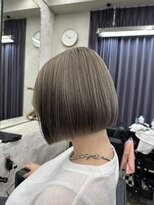 ランズ(LANDS) 《LANDS》ボブ/ハイトーン/ダブルカラー/ブリーチ/グレージュ