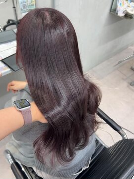 イオ ティラベント 鳳店(io tiravento) 髪質改善カラー　ピンクラベンダー yume