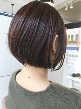 ハナビ(hanabi)の写真/年齢と共に増えていく白髪と髪質の変化で傷んでいく髪を、カラーするほどに綺麗な髪に♪