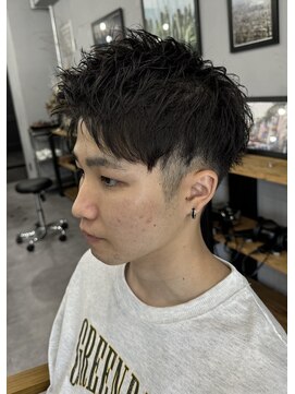 ウェイビー 桜木町店(WAVY) 【WAVY】メンズアップバングショート