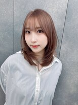 クム(kumu)&nbsp;【kumu】 ミディアム/顔周りカット/おくれ毛レイヤー/栄/名古屋