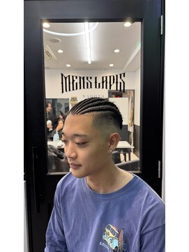 メンズラピス 栄店(Men's Lapis) ストレートコーンロウ8本