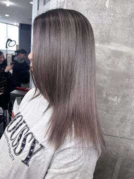キング 高槻(K!ng) 縮毛矯正髪質改善ハイライトレイヤーカット枚方美容室エクステ