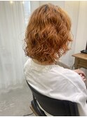 オレンジパーマ♪