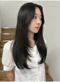 【 YOKE 】ロングレイヤー顔まわりフェイスレイヤー