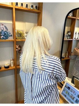 ボニットヘアデザイン(bonitto hair design) ブリーチ抜きっぱなし